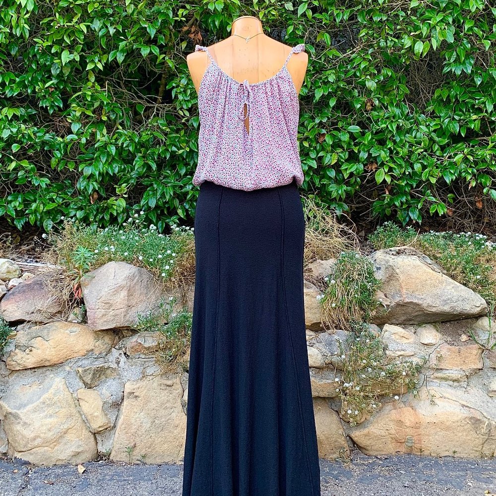 Nsf Silk Button Down Keyhole Tank Top - image 5